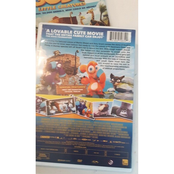 Two by Two: God's Little Creatures DVD 2013 Voices of Martin Sheen and Amy Grant - Picture 4 of 6